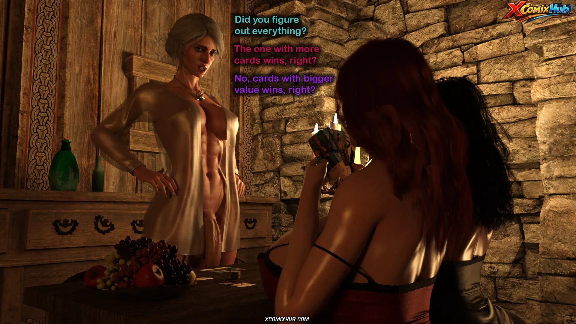 Yennefer's Ritual Serge3dx 227 Comic Page 227